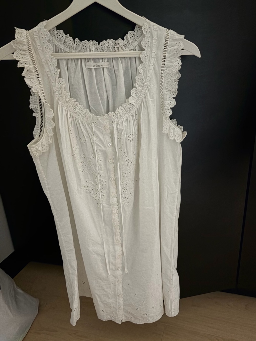 Doen Nessie Dress - White - Picture 8 of 10